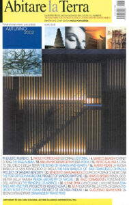 Abitare la Terra n.3/2002. Dwelling on Earth