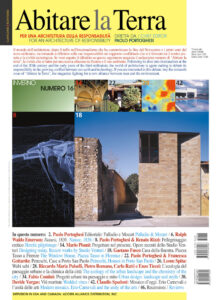 Abitare la Terra n.16/2006. Dwelling on Earth