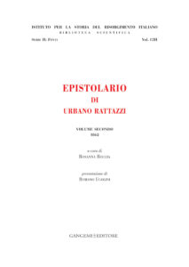Epistolario di Urbano Rattazzi