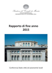 Rapporto di fine anno 2015